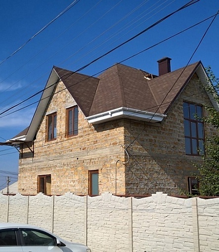 Гибкая черепица, серия PREMIUM, коллекция ЦЮРИХ, цвет Арахис
