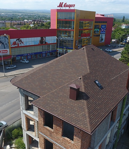 Гибкая черепица, серия PREMIUM, коллекция ЖЕНЕВА, цвет Арахис - 7
