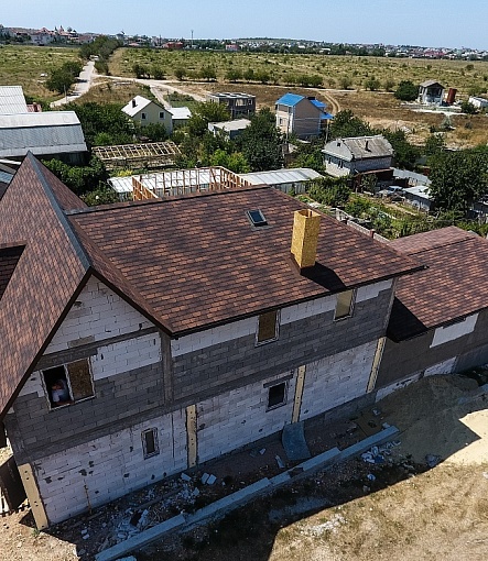 Гибкая черепица, серия PREMIUM, коллекция ЖЕНЕВА, цвет Кофе - 3