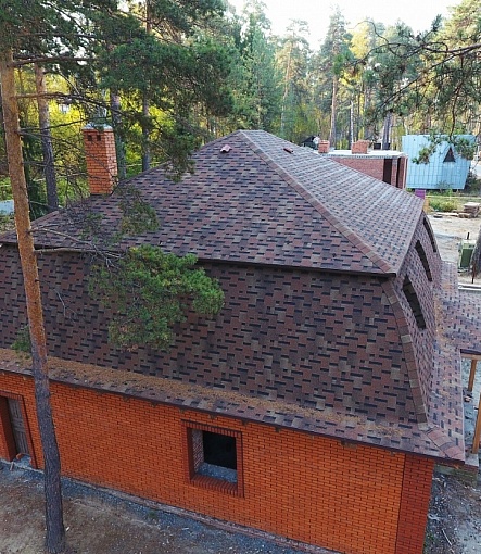 Гибкая черепица, серия PREMIUM, коллекция ГЕНУЯ, цвет Амаретто - 4