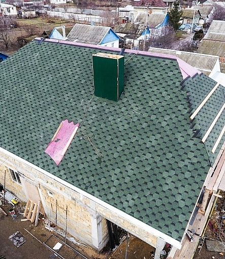 Гибкая черепица, серия STANDARD, коллекция СОТА, цвет Зеленый - 3