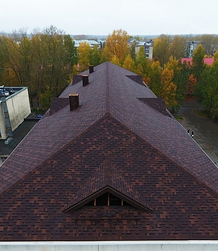 Гибкая черепица, серия STANDARD, коллекция ТЕТРИС, цвет Коричневый - 2