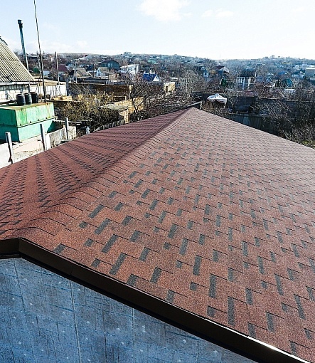 Гибкая черепица, серия STANDARD, коллекция ТЕТРИС, цвет Красный - 5
