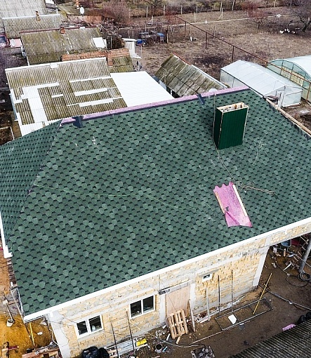 Гибкая черепица, серия STANDARD, коллекция СОТА, цвет Зеленый - 1