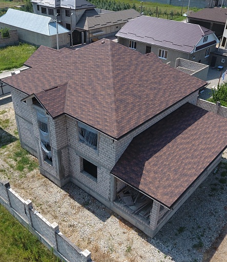 Гибкая черепица, серия PREMIUM, коллекция ЦЮРИХ, цвет Кофе - 11