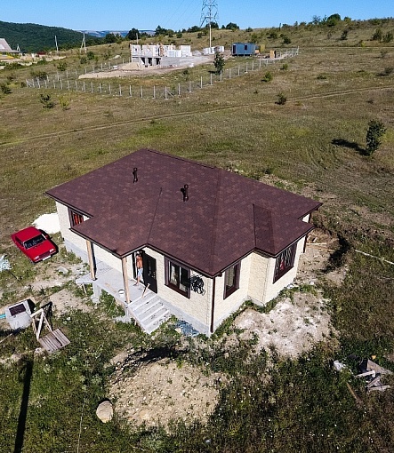 Гибкая черепица, серия STANDARD, коллекция КРОНА, цвет Коричневый - 3