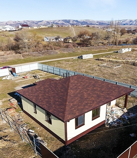 Гибкая черепица, серия STANDARD, коллекция КОЛЬЧУГА, цвет Коричневый - 5