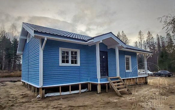 Синий сайдинг