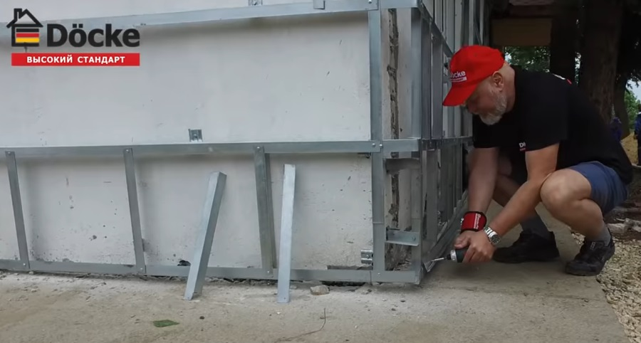 Технология монтажа фасадных панелей под камень