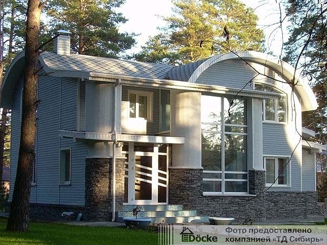 Сайдинг светлых тонов