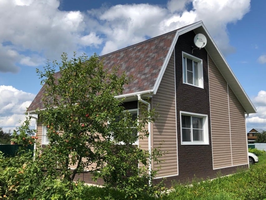 Как сочетать отделку фасада