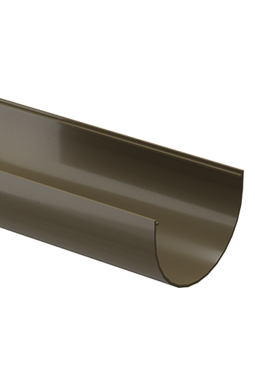 Желоб водосточный 3 м Premium Каштан, (RAL 8017)