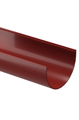 Желоб водосточный 3 м Standard Красный, (RAL 3005)