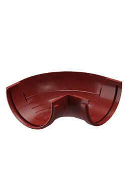Внешний угол желоба 90° Standard Красный, (RAL 3005)