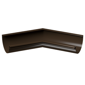 Внутренний угол желоба 135˚ Stal Premium Каштан, (RAL 8017)