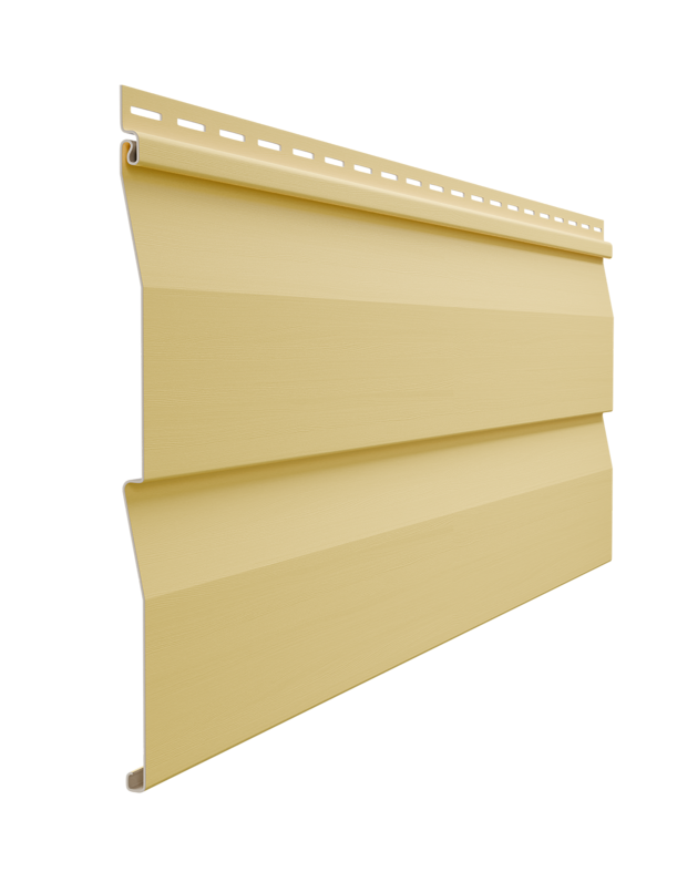 Сайдинг Standard, Корабельный брус, лимон - 1