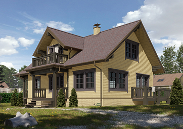 Сайдинг LUX под дерево, Блок-Хаус, камчатский - 84