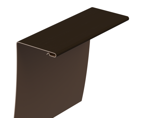 Универсальный околооконный профиль 89/254 мм, 3 м Docke, шоколад - 1