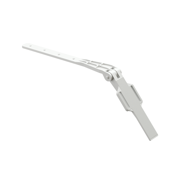 Крепление регулируемое для кронштейна желоба LUX, пломбир - 1