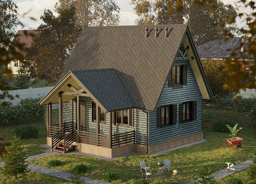 Софит Lux, T4 с центральной перфорацией, рябина - 3