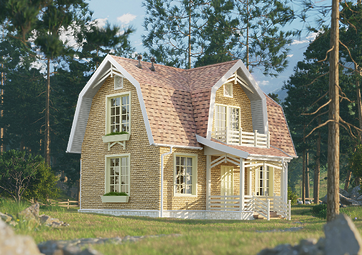 Сайдинг LUX под камень, Bergart, пекан - 11