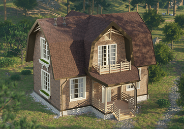 Софит Premium, T4 сплошной, каштан - 47