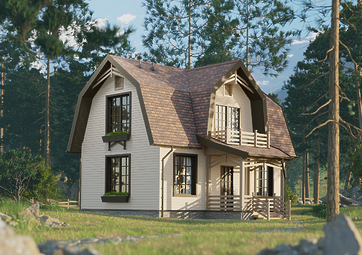 Софит Premium, T4 сплошной, каштан - 124