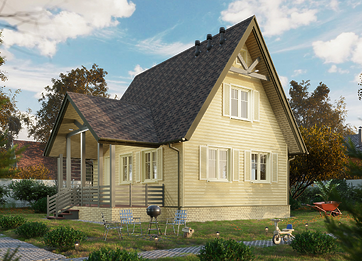 Сайдинг LUX под дерево, Блок-Хаус, камчатский - 2