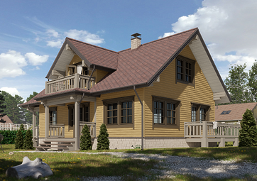 Сайдинг LUX под дерево, Ёлочка, зрелый каштан - 4