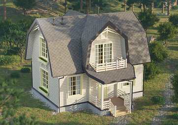 Гибкая черепица Eurasia, Шестигранник, Серый - 5