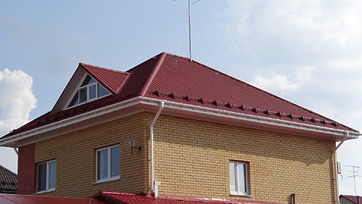 Угол желоба 135˚ LUX, пломбир - 4