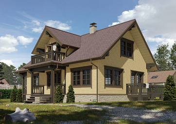 Сайдинг LUX под дерево, Блок-Хаус, камчатский - 114