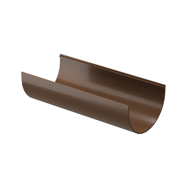 Желоб водосточный 3 м Standard, светло-коричневый - 1