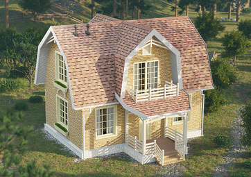 Сайдинг LUX под камень, Bergart, пекан - 12