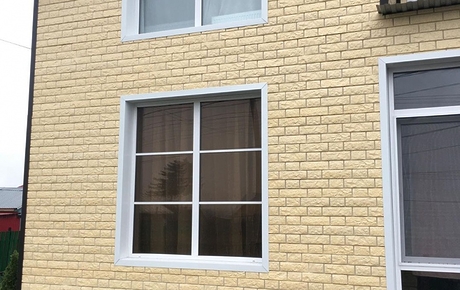 Сайдинг LUX под камень, Bergart, пекан - 17