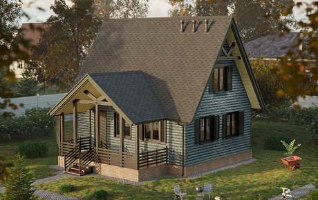 Софит Lux, T4 с центральной перфорацией, рябина - 11